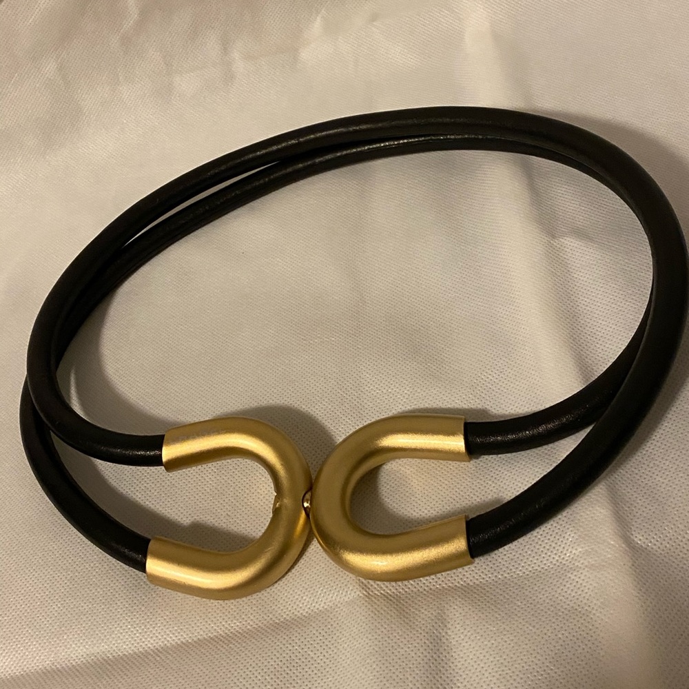 Authentic Chanel vintage belt gold plated